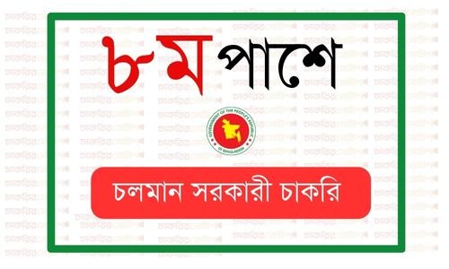৮ম শ্রেণী পাশে চাকরির নিয়োগ বিজ্ঞপ্তি ২০২৬